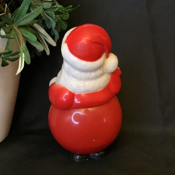 Vintage 1950-60’s plastic Roly Poly Christmas Santa Snow globe - Picture 6 of 12
